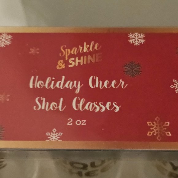 NIP NEW DEI Holiday Cheer Set of 3 Shot Glasses Jingle Juice - Picture 2 of 5